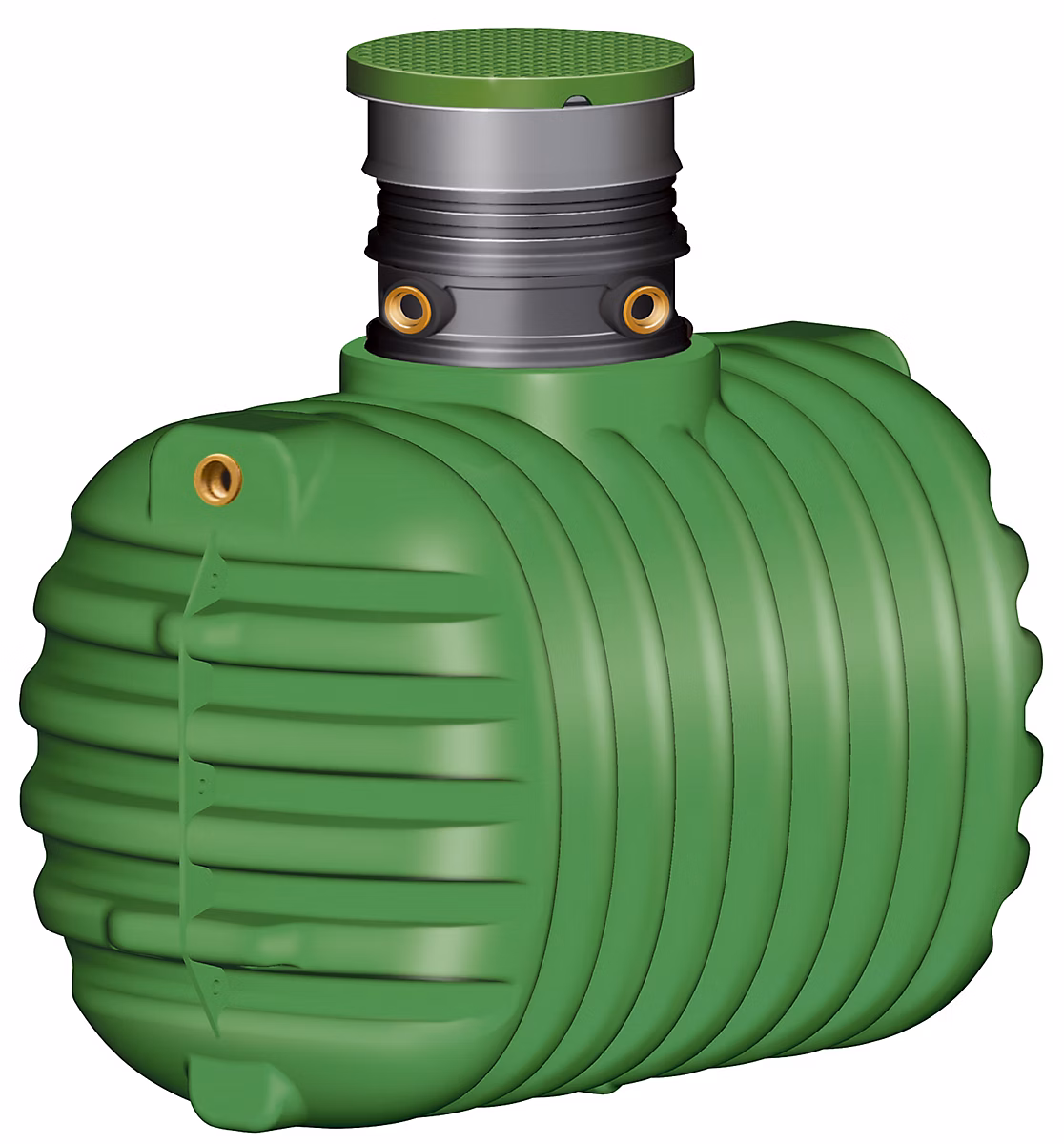 Traitement et évacuation des eaux – Cuve à enterrer récupérateur eau de pluie Graf Cristal 1600L