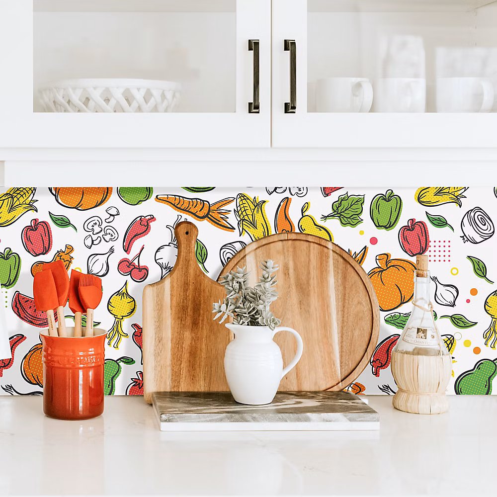 Crédence Adhésive Pop Art Végan 100 × 40 cm