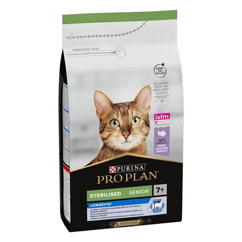 Croquette pour chat mature stérilisé à la dinde Pro Plan - 1,5 kg
