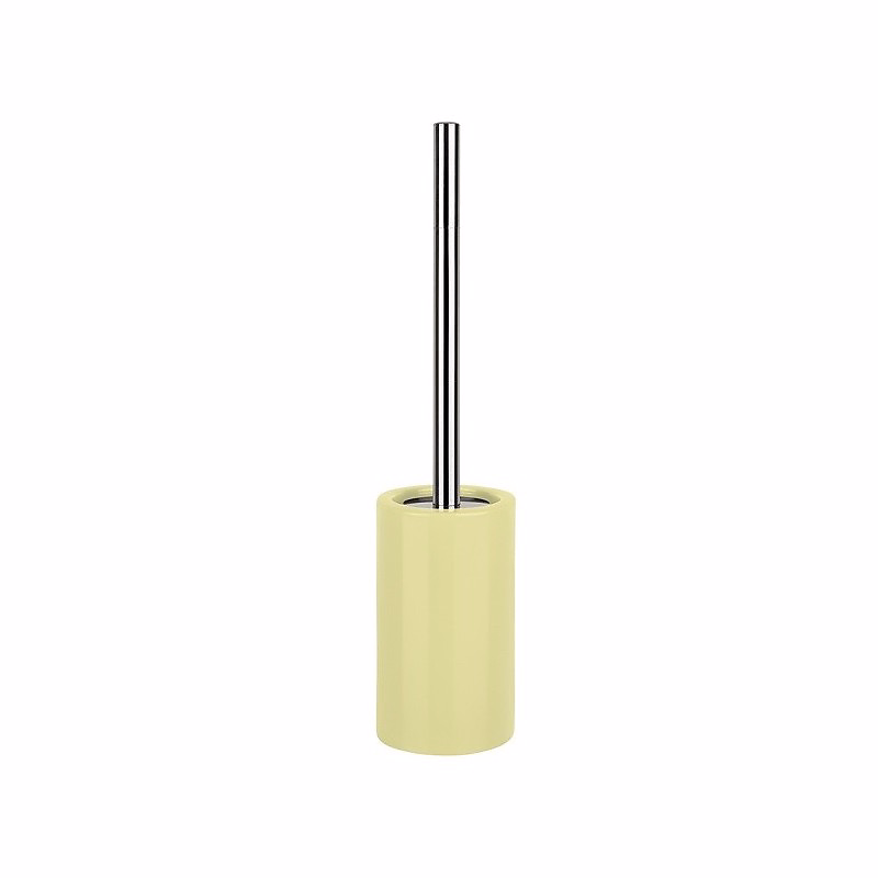 Accessoire WC – Brosse Wc avec support Céramique TUBE Jaune Clair Spirella
