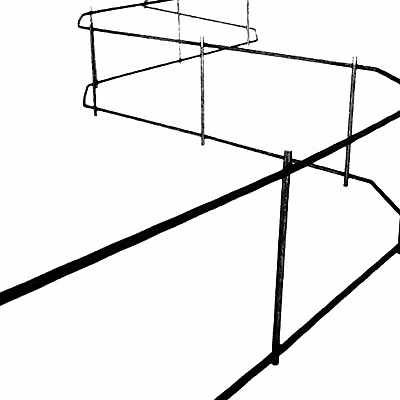 Distancier à barrettes DB50 6 × 200 cm
