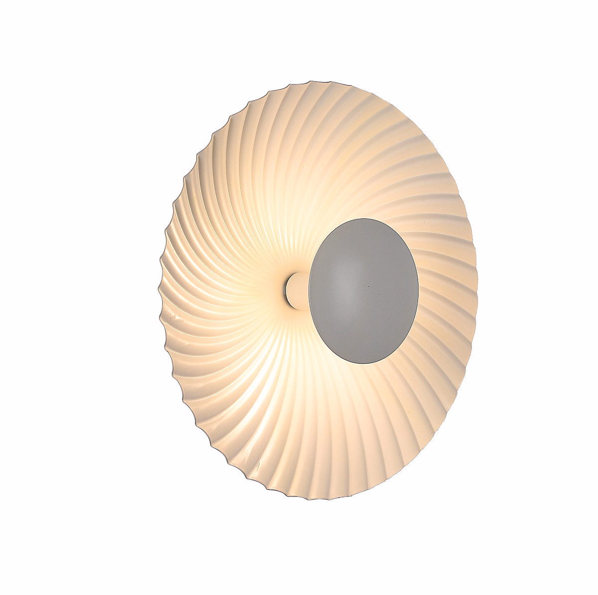 Applique murale blanche G9 design spiral moderne salon chambre décoration – Réf. CWEDLDSER6738840407