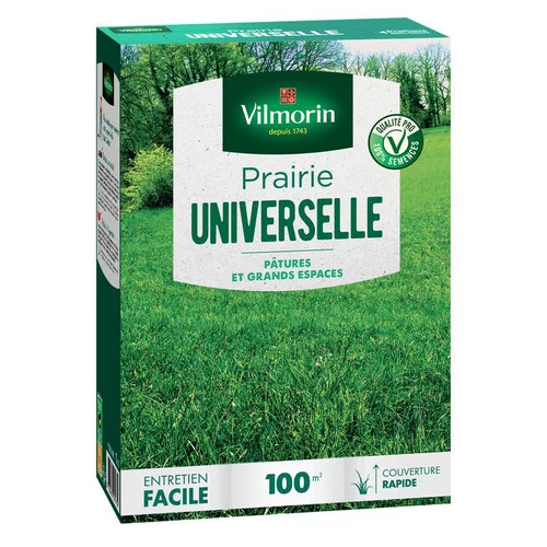 Graines de gazon à semer prairie universelle Vilmorin - 1 kg