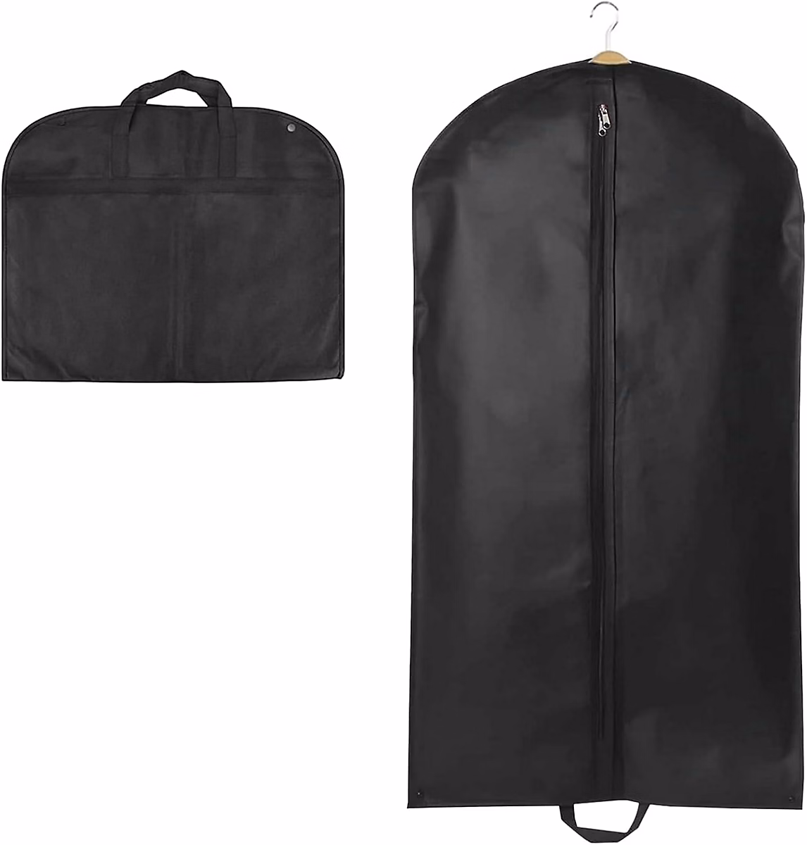 CODEKEY 60 × 120cm housse vetements à suspendre – Housse de Protection pour Vêtements anti Poussière Imperméables avec zipHousse, S