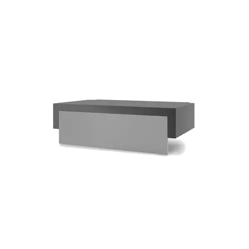 Capot plancha Forge Adour acier noir et gris clair pour chariot Premium 60