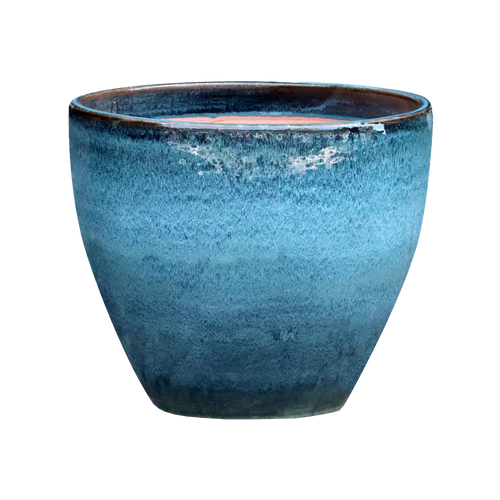 POT CUVIER BLEU - LITTORAL - DECOLINES® - ∅45CM X H38CM