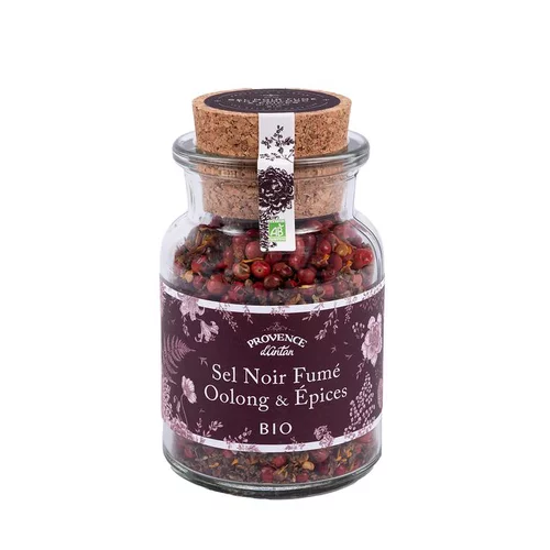Melange sel noir d'hawai et Thé oolong bio Provence d’Antan - 60 g