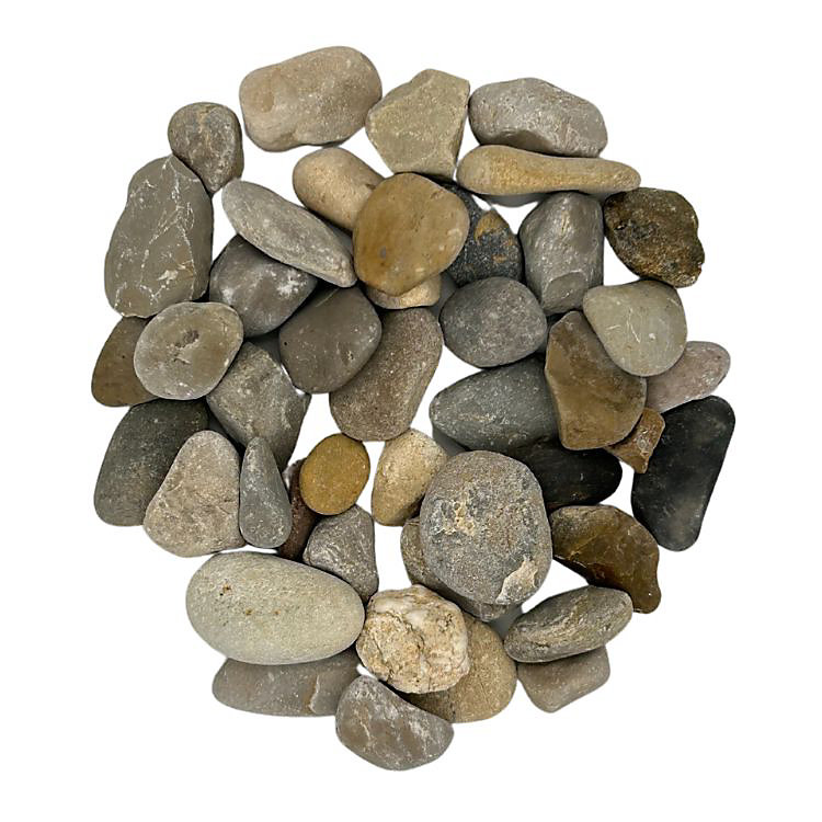 BIG BAG de 600KG – 8M² Galet Roulé Lavé Gris Silico-Calcaire 10/20 mm- Livraison STANDARD