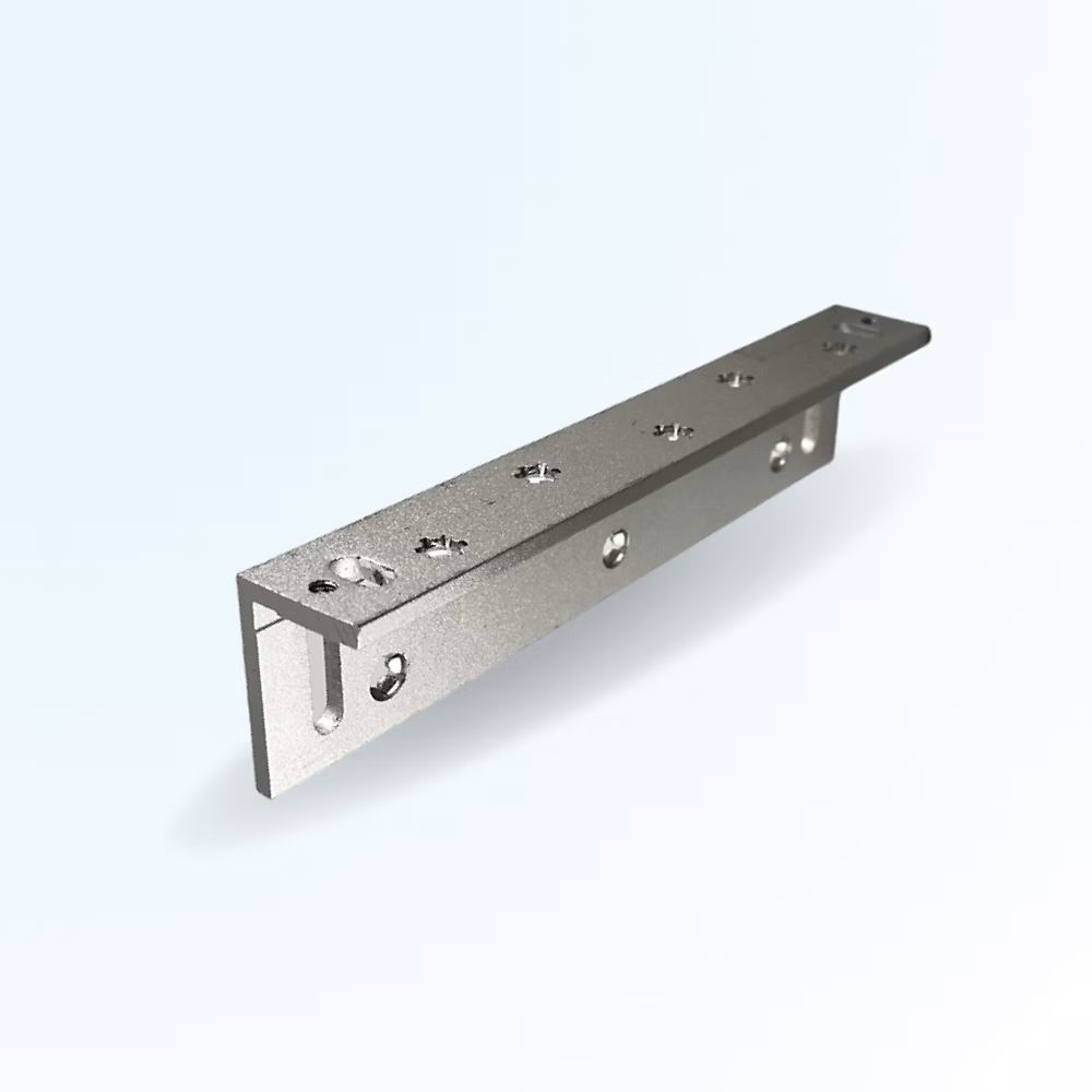 Equerre de fixation en l pour ventouse électromagnétique en applique – 350 kg