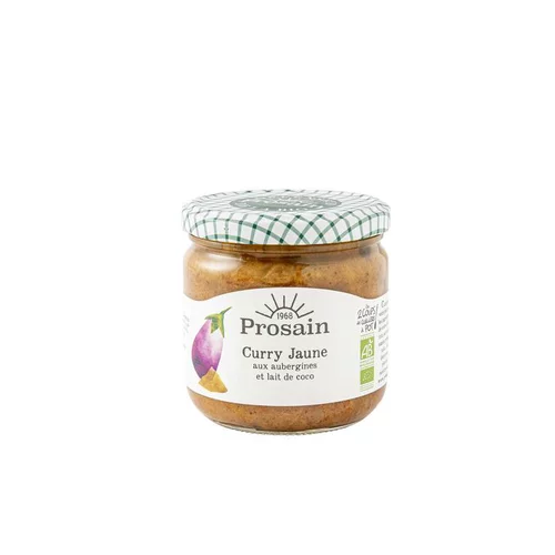 Curry d’aubergines bio en bocal de 345 g