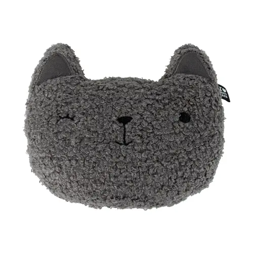 Jouet pour chat coloris gris coussin à remplissage d'herbes Happy Cat D&D Home Zoran - 19 x 5 x 16 cm