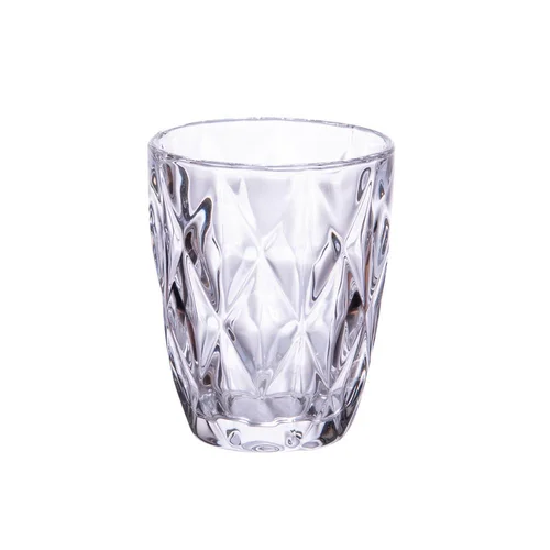 Gobelets en verre transparent Diamond - 6 x 240 ml