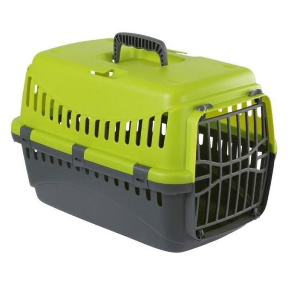 KERBL Kerbl - box de transport pour chien - kerbl - expedition - pvc haute qualité - 48x32x32cm - vert et gris foncé