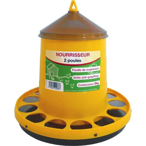 Mangeoire trémie de 2 kg pour 2 poules