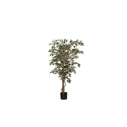 Ficus Hawaii vert panaché plante artificielle en pot H 150 x Ø 65 cm