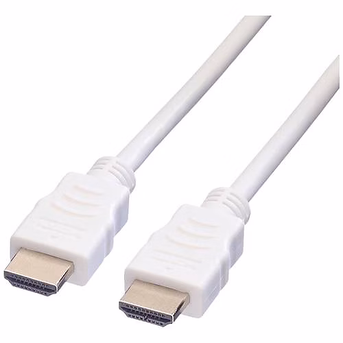 Câble HDMI High Speed avec Ethernet – blanc | 7 | 5 m | connecteurs HDMI | A mâle/mâle