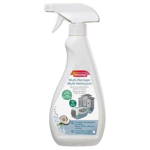 Spray multi-nettoyant aux probiotiques Beaphar – 500 ml