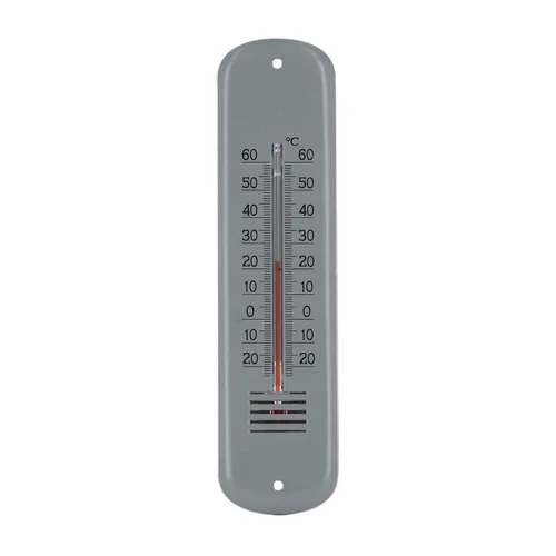 Thermomètre extérieur en métal gris Instant Nature 10030 - 19 cm