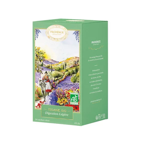 Infusion digestion légère bio Provence d'Antan - 24 sachets