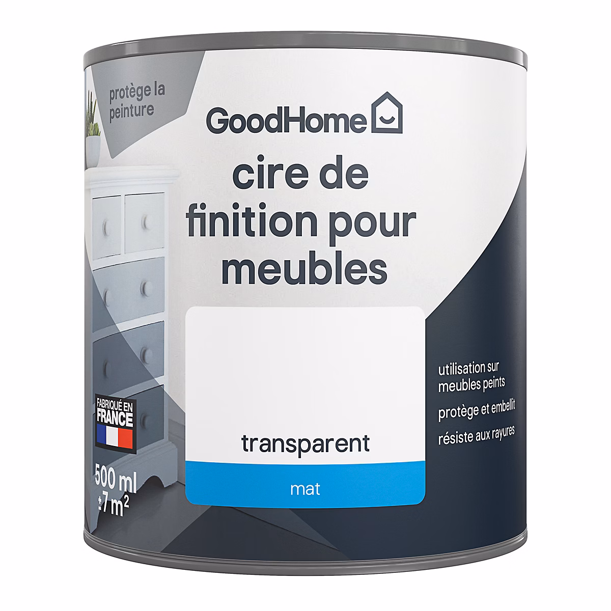Cire de finition pour meubles incolore mat 0 – 5L GoodHome