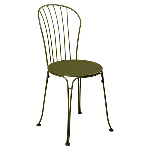 Fauteuil Chaise Opera + coloris vert en acier Fermob - 43 x 55 cm