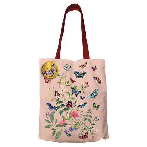 Sac tote bag Cartesdart Papillons - 34 x 42 cm