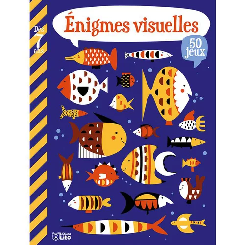 Mon grand livre de jeux - énigmes visuelles. Editions Lito