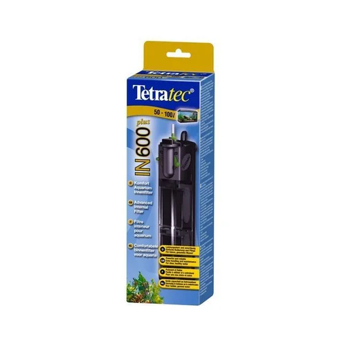 Filtre interne aquarium capacité jusqu'à 100L, TETRA, modèle IN 600 Plus