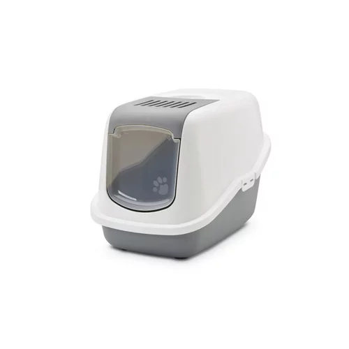Maison de Toilette Nestor Savic Blanc/Gris 56x39x38,5 cm
