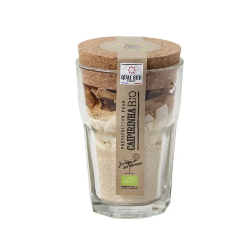 Verre avec mélange bio pour Caipirinha 170 g