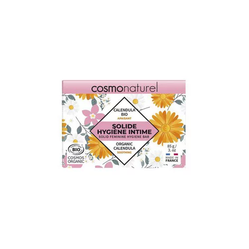 Nettoyant solide pour hygiène intime au calendula bio Cosmonaturel Apaisant - 85 g