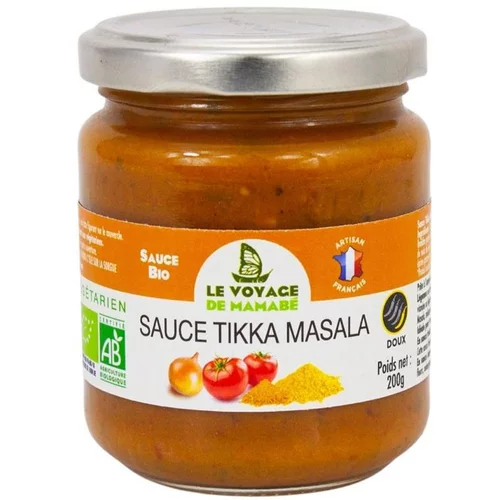 Sauce tikka masala bio Le voyage de Mamabé - 200 g