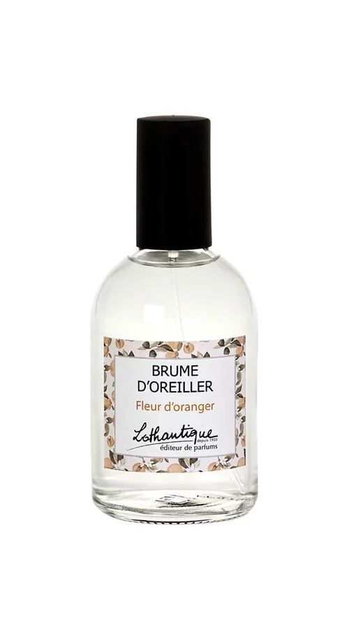 Brume d’oreiller en flacon spray en verre Lothantique Fleur d’oranger - 100 ml