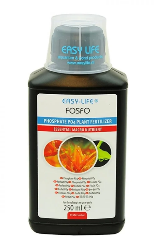 Solution de phosphate pour aquarium EASY LIFE modele fosfo - contenance 250ml
