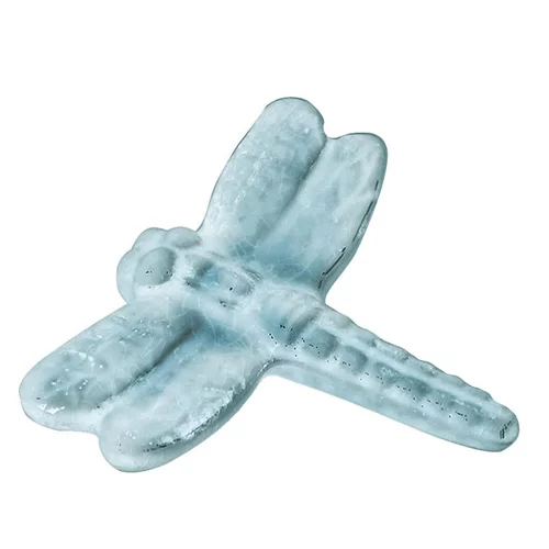 Libellule céramique azur H16 cm