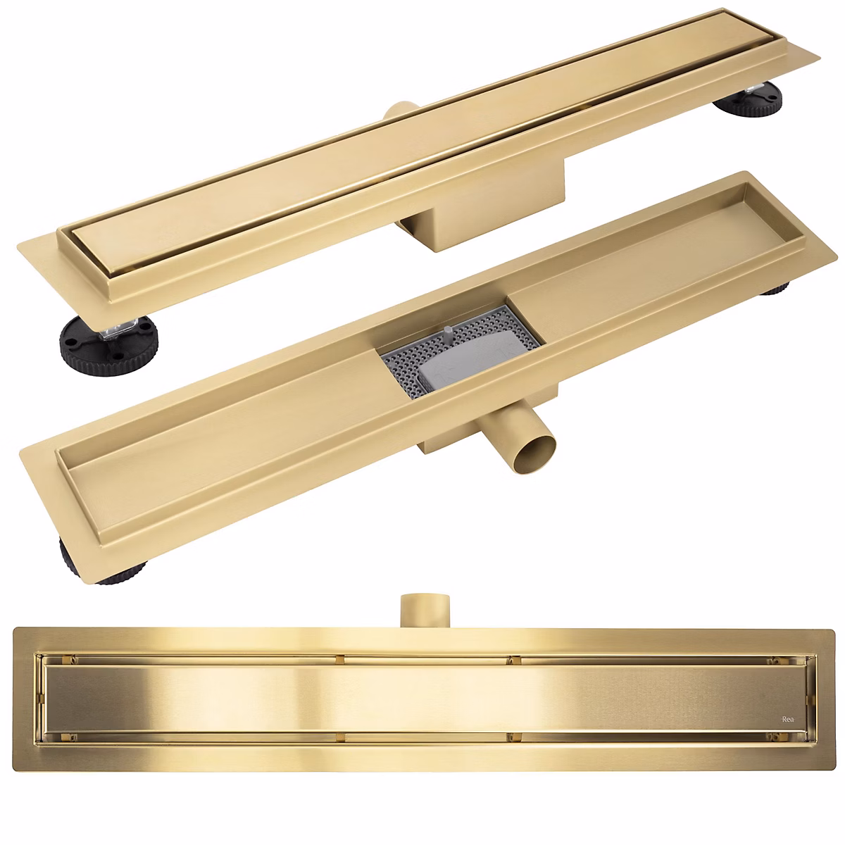 Drain Linéaire Rea Neox 50 Brush Gold – Réf. VSZRYTLZY0189352352