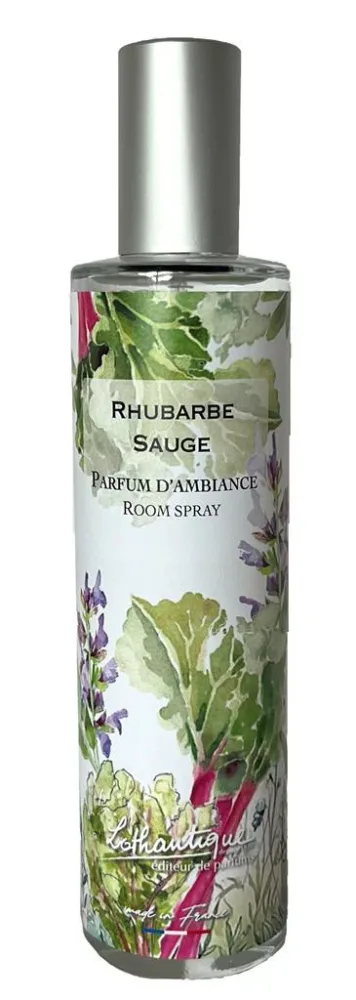 Parfum d'ambiance Lothantique Jardin d'aquarelles Rhubarbe Sauge – 100 ml
