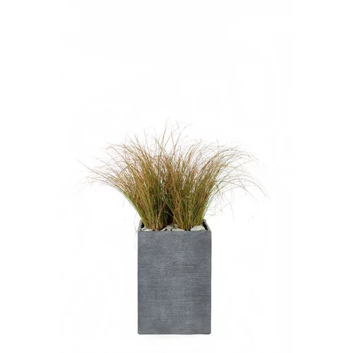 Pot Stream mi haut Anthracite L.31x31 x H.44 cm