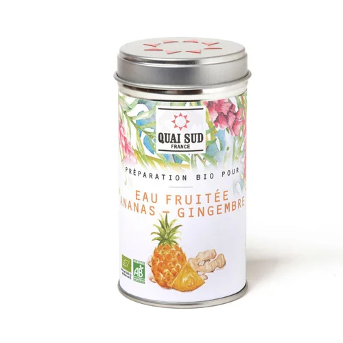Eau fruitée aux ananas et gingembre 45 g