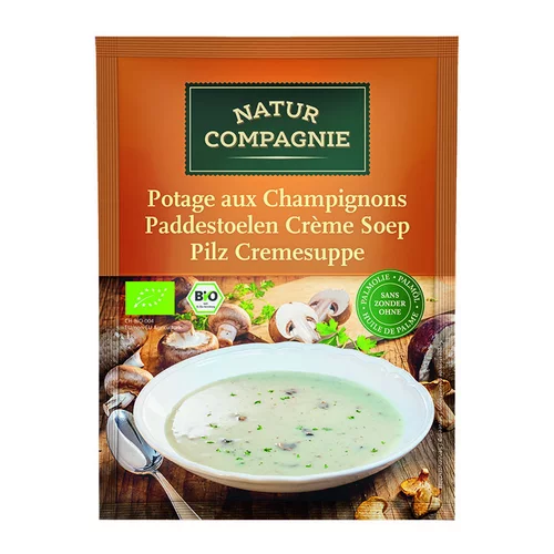 Soupe aux champignons en sachet de 50 cl