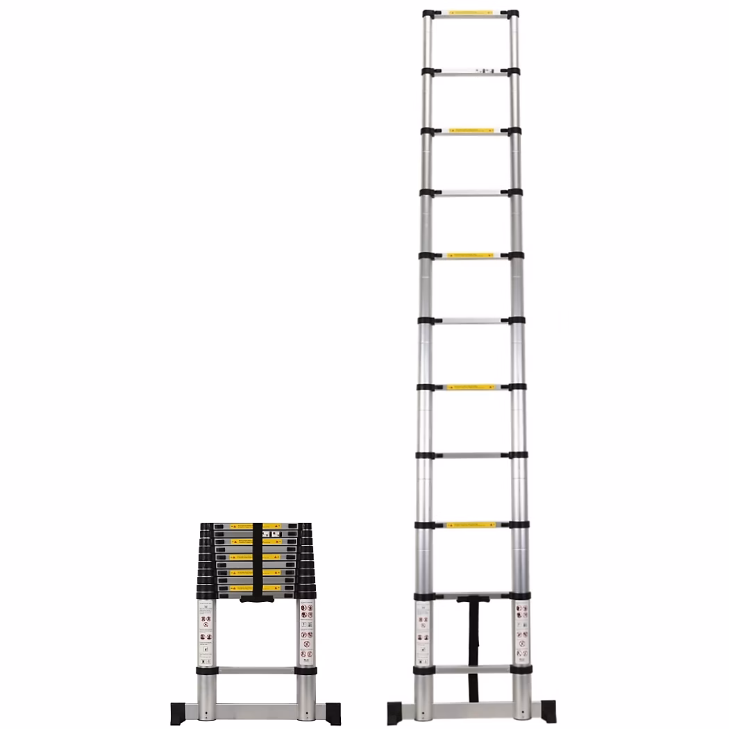 Echelle télescopique en aluminium – 3.20 mètres, GT MARKET