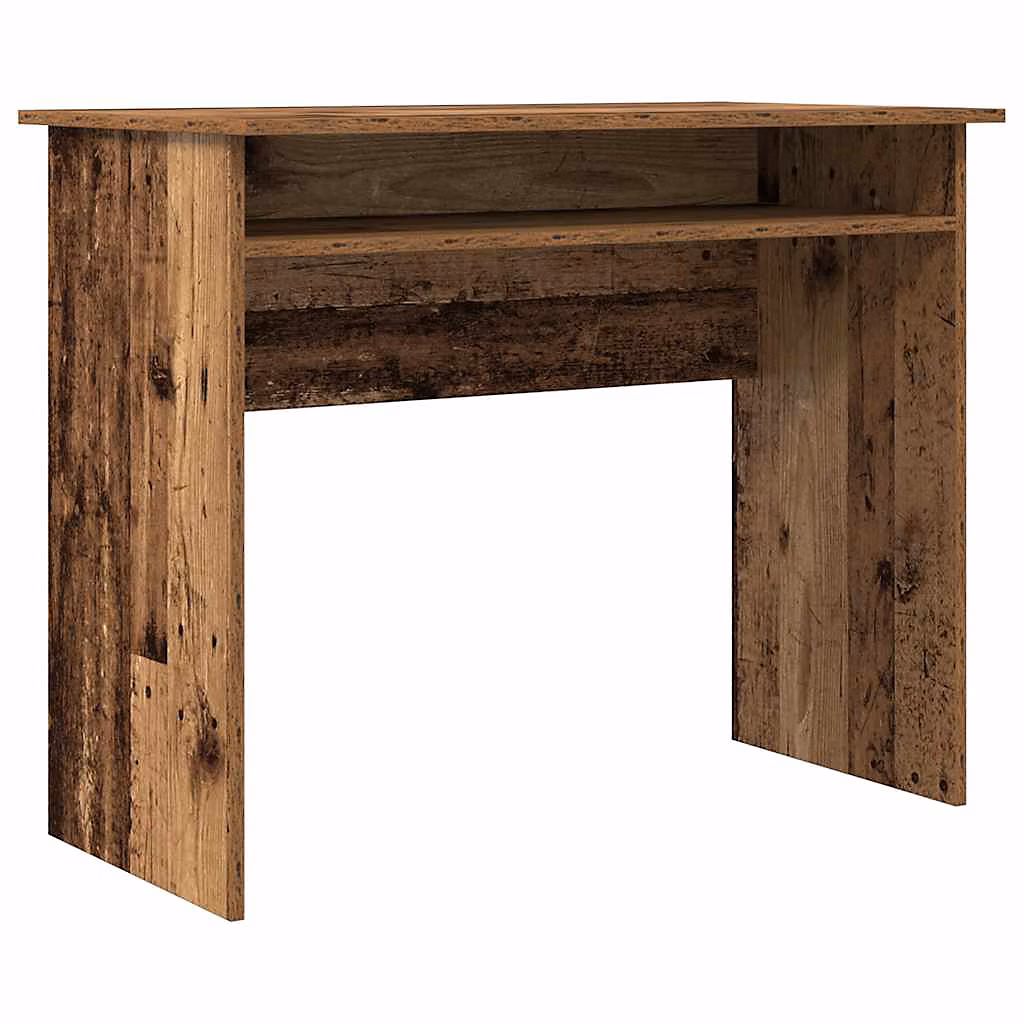 Bureau vieux bois 90 × 50 × 74 cm bois d'ingénierie vidaXL