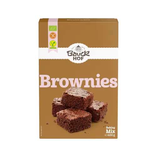 Préparation pour brownies sans gluten vegan Bauck Hof - 400 g