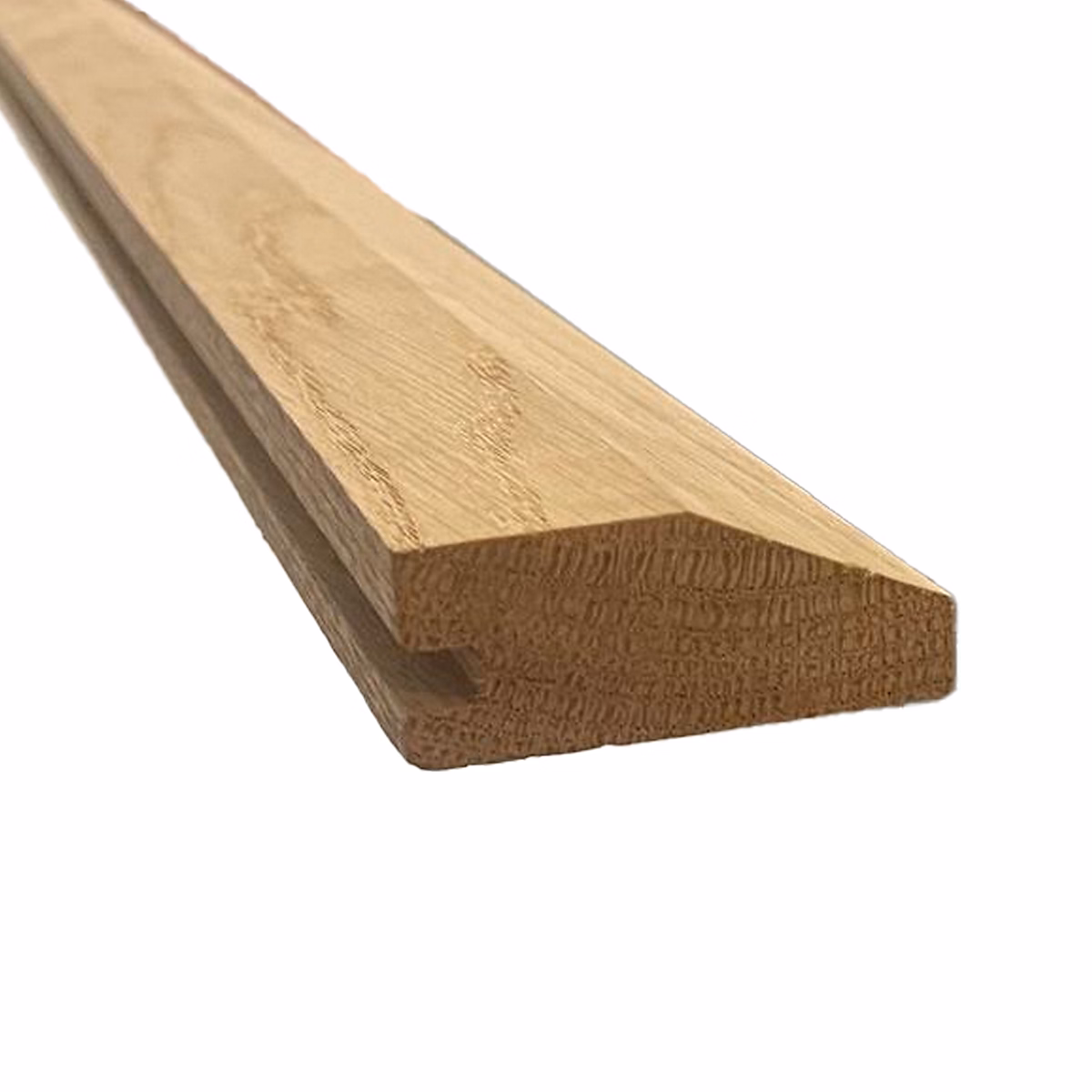 Barre de Seuil en Bois Chêne Massif Brut – 20 × 50 × 1200mm, Rattrapage de Niveau, à la Suisse