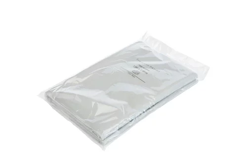 Nappe unie en intissé coloris argent Françoise Paviot - 160 x 240 cm