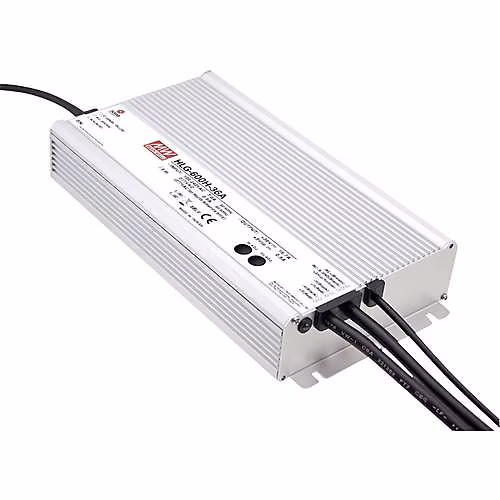 Driver LED HLG-600H-24A – alimentation IP65 600 W, sortie 24 V DC, 25 A