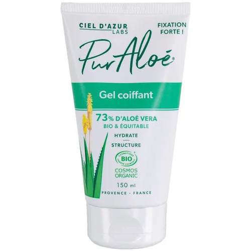 Gel Coiffant Pur Aloé Bio Vegan 150ml blanc