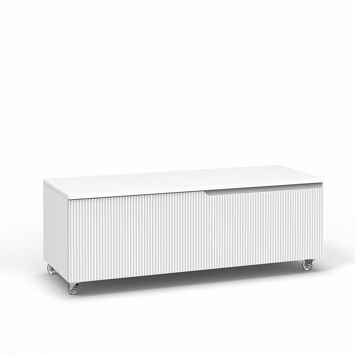 Commode VENERE blanc mat avec roues – Réf. DFWFOABBP5768845506