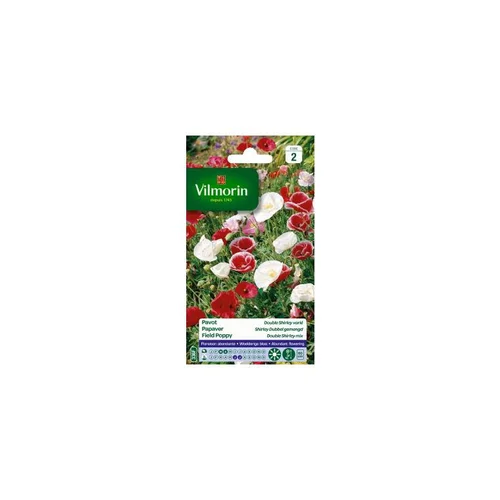 Graines de Coquelicot double Shirley varié Vilmorin - graines à semer