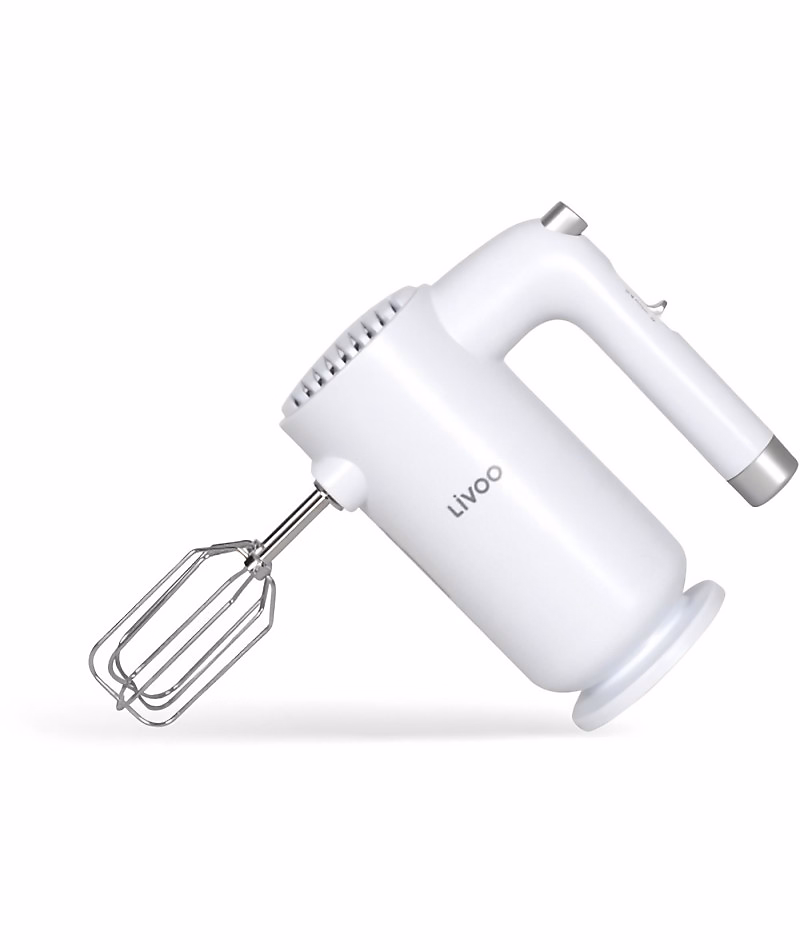 Batteur électrique | LIVOO – 250 W – 5 vitesses et fonction turbo – Blanc